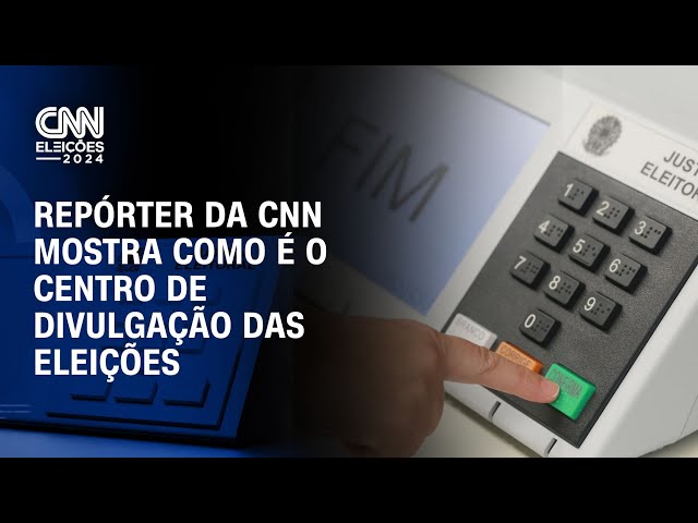 ⁣Repórter da CNN mostra como é o Centro de Divulgação das Eleições | CNN 360