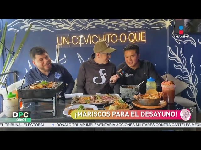 ⁣¡Desayuno de campeones! Capitán Cevichero llega al foro de DPC | DPC con Nacho Lozano