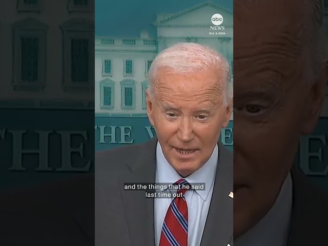 ⁣Biden expresses concern over election outcome: 'Don't know whether it'll be peaceful&