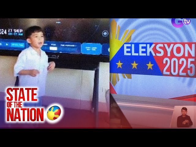 ⁣State of the Nation: (Parts 1 & 3) Tunggalian sa local politics; Wonder kid ng astronomy, atbp.