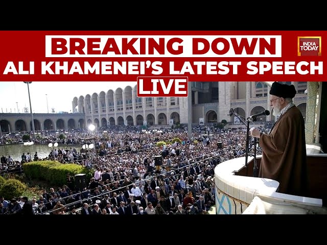 ⁣Iran-Israel War LIVE | Rifle In Hand, Iran's Khamenei Delivers Rare Sermon After Attacking Isra