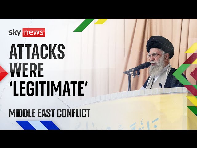 ⁣Iran's supreme leader warns missile attacks on Israel will 'be done again if necessary