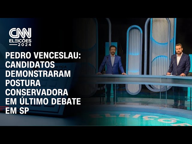 ⁣Pedro Venceslau: Candidatos demonstraram postura conservadora em último debate em SP | CNN 360°