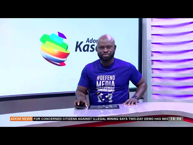 ⁣I didn't know king paluta's makoma would be too big   Amerado -  Adom TV Evening News (04-