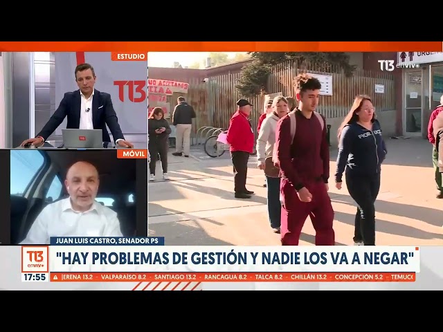 ⁣Senador Castro (PS) y crisis financiera hospitalaria: "Hay problemas de gestión"