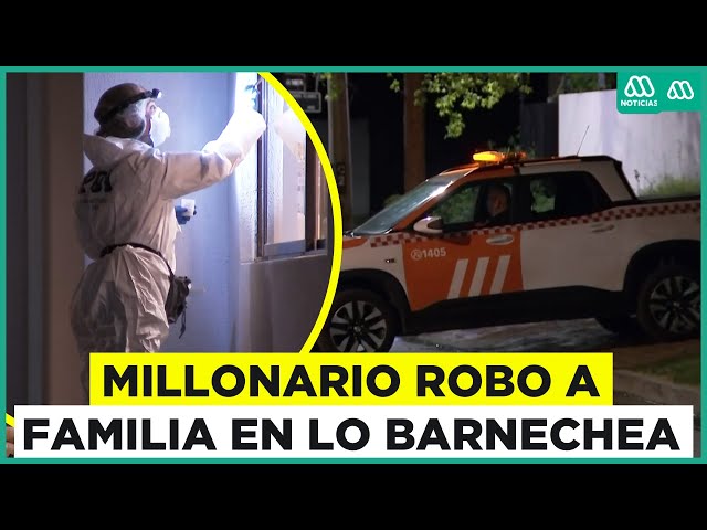 ⁣Millonario robo a familia en Lo Barnechea: Delincuentes los amenazaron con armas