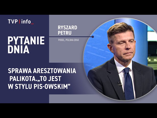 Sprawa aresztowania Palikota. Petru: To jest w stylu PiS-owskim | PYTANIE DNIA