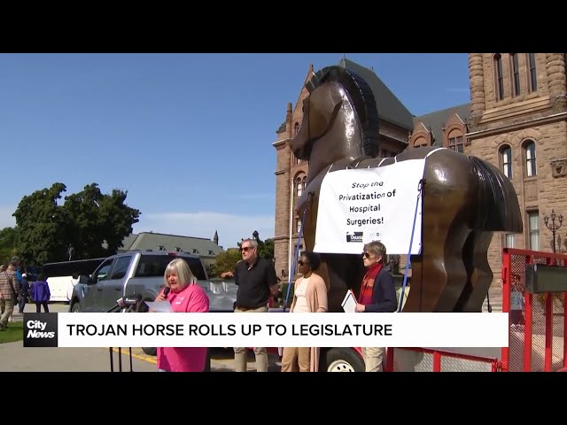 ⁣CUPE rolls Trojan horse to Ontario legislature