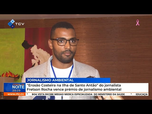 ⁣"Erosão Costeira na ilha de Santo Antão" de Fretson Rocha vence prémio jornalismo ambienta