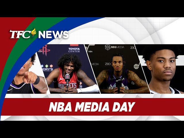 ⁣NBA Media Day with the league's Filipino American players | TFC News Californa, USA