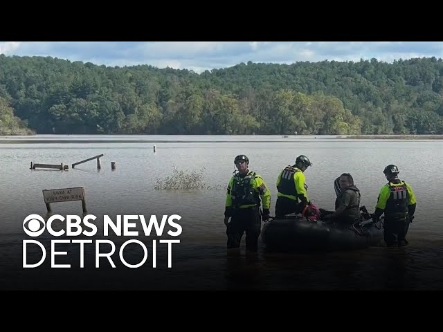 ⁣Michigan task force returns home after rescuing dozens in Helene-ravaged North Carolina