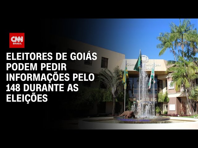 ⁣Eleitores de Goiás podem pedir informações pelo 148 durante as eleições | CNN 360º