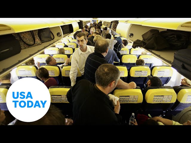 ⁣Take a seat! Rushing off the plane won’t get you far | USA TODAY