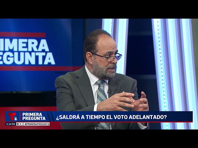 ⁣Primera Pregunta: Mayoría de papeletas de voto adelantado no saldrá a tiempo