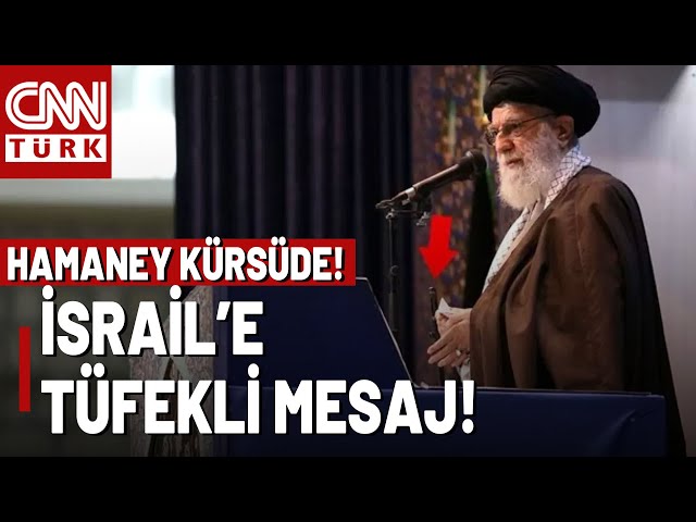 ⁣Hamaney Tüfekle Vaaz Verdi! İranlılar Tek Bir Ağızdan Haykırdı: Kahrolsun İsrail Ve Amerika!