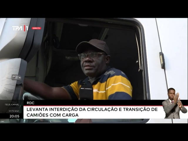 ⁣RDC levanta interdição da circulação e transição de camiões com carga