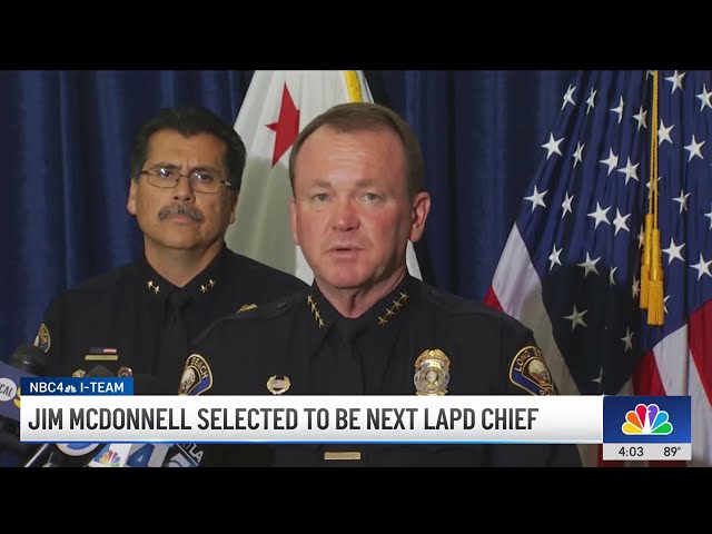 ⁣Meet Los Angeles' new top cop: Jim McDonnell