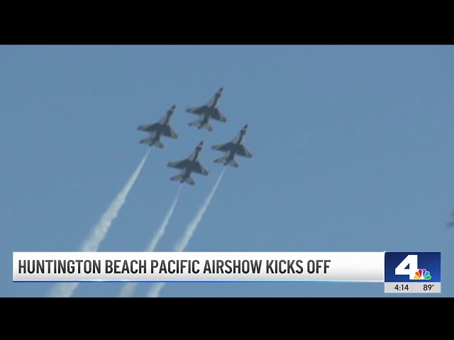 ⁣Pacific Airshow takes off in Huntington Beach