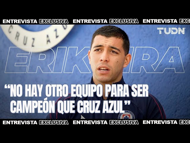 Erik Lira SIENTE EL AMOR por Cruz Azul  Quiere ser CAMPEÓN | TUDN