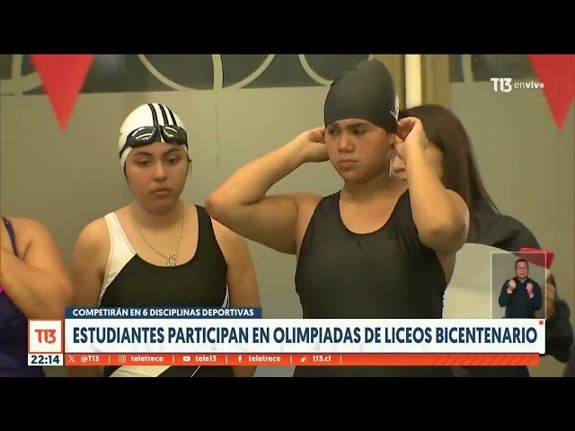 ⁣Estudiantes participan en olimpiadas de Liceos Bicentenario