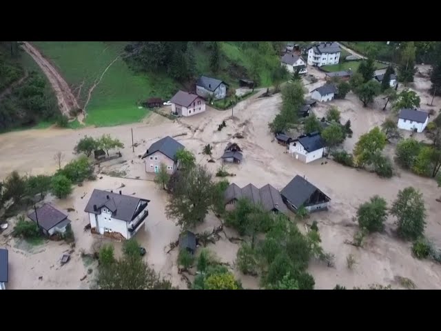 ⁣Floods in Bosnia leaves 18 dead