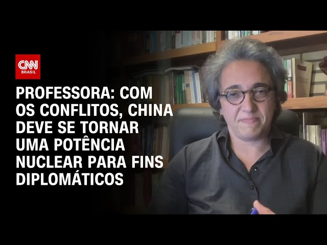 ⁣Professora: Com os conflitos, China deve se tornar uma potência nuclear para fins diplomáticos