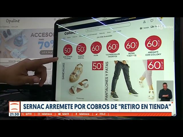 ⁣Sernac toma medidas por cobros de retiro en tienda