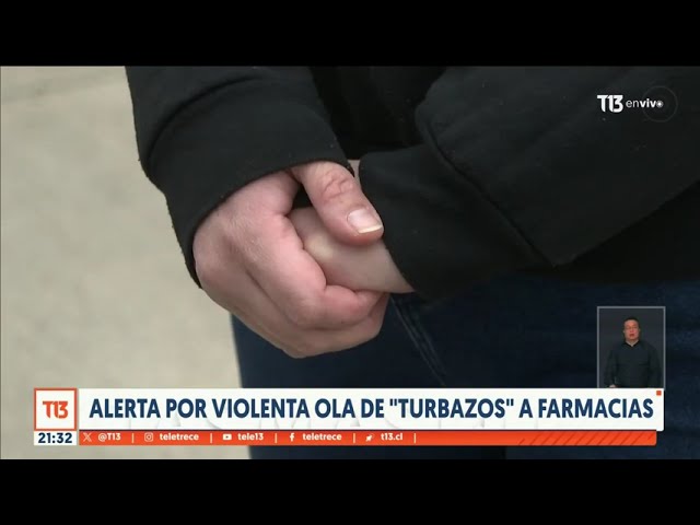 ⁣Alerta por violenta ola de turbazos en farmacias