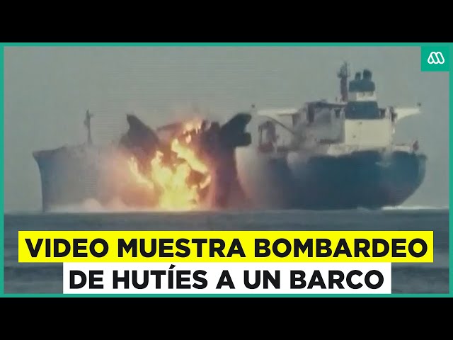 ⁣Tensión en Medio Oriente: Video muestra a los hutíes atacando un barco en el Mar Rojo