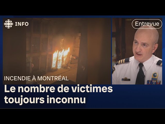 ⁣Incendie mortel à Montréal : entrevue avec l'inspecteur du SPVM