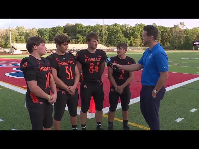 ⁣'A huge honor': Marine City High School football captains talk about program