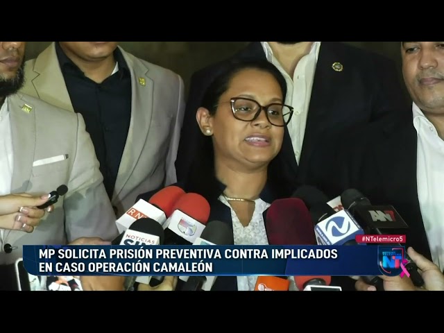 ⁣MP solicita prisión preventiva contra implicados en operación Camaleón