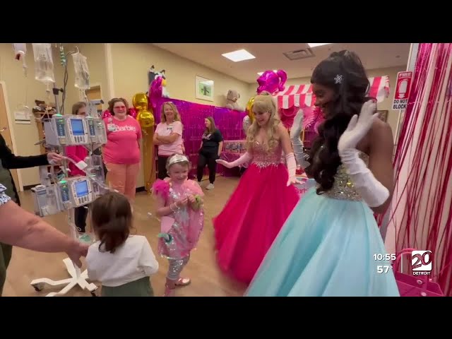 ⁣6-year-old girl celebrates being cancer-free, enjoys Barbie-themed party in Ann Arbor