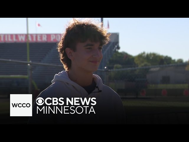 ⁣Stillwater football player saved by AED after going into cardiac arrest