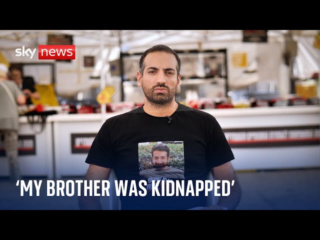 ⁣Israel-Hamas war stories: 'The moment my brother was kidnapped my life changed'