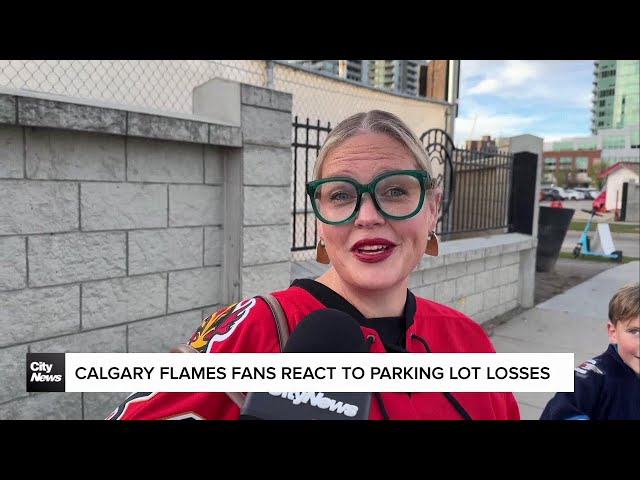 ⁣Calgary Flames fans react to loss of some parking