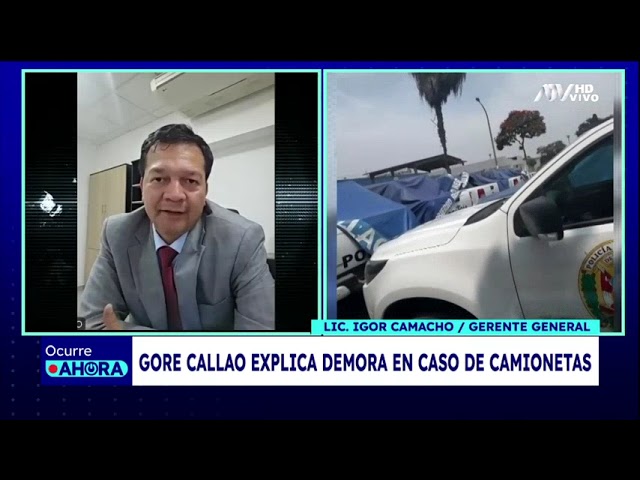 ⁣GORE del Callao explica la razón del aparente 'abandono' de modernas camionetas policiales