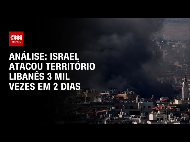 ⁣Análise: Israel atacou território libanês 3 mil vezes em 2 dias | WW