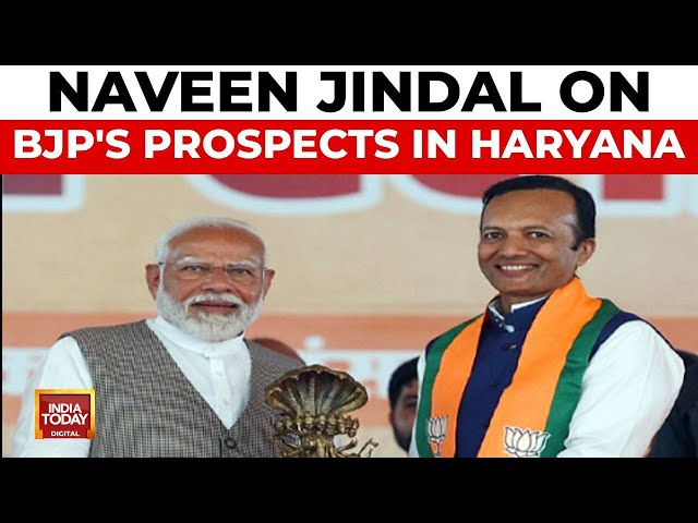 ⁣Congress vs BJP: Naveen Jindal Confident of BJP's Victory in Haryana | India Today