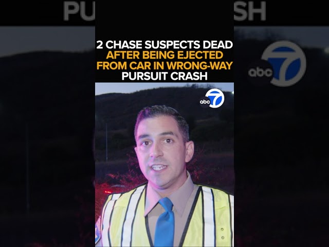 ⁣2 killed after chase ends in violent crash in Pomona