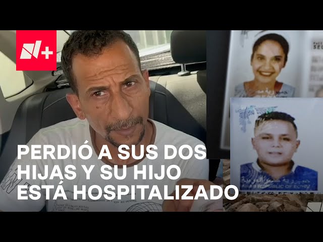 Migrante egipcio perdió a sus dos hijas y su hijo está hospitalizado tras ataque en Chiapas