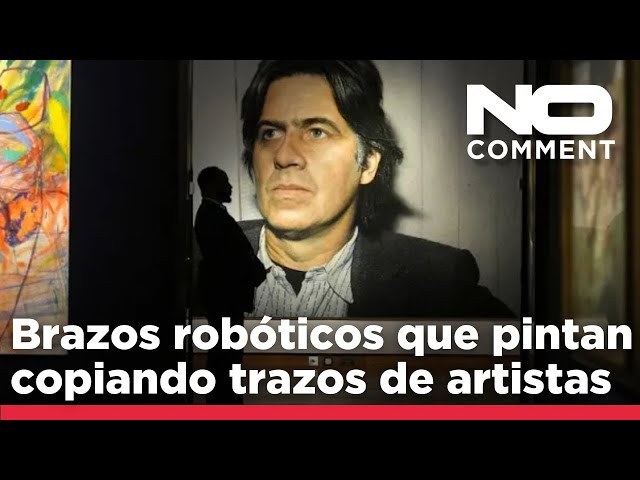 ⁣NO COMMENT: Los brazos robóticos que han aprendido a copiar las pinceladas de una artista