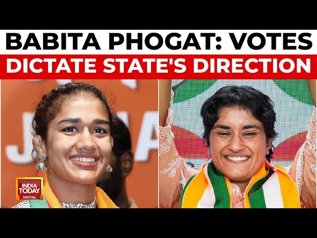 ⁣Babita Phogat Tells India Today: 'Right to Vote is the Biggest Right We Have'