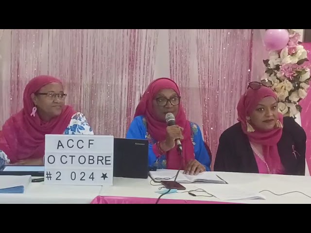 ⁣OCTOBRE ROSE AVEC ACCF : CONFÉRENCE DE PRESSE