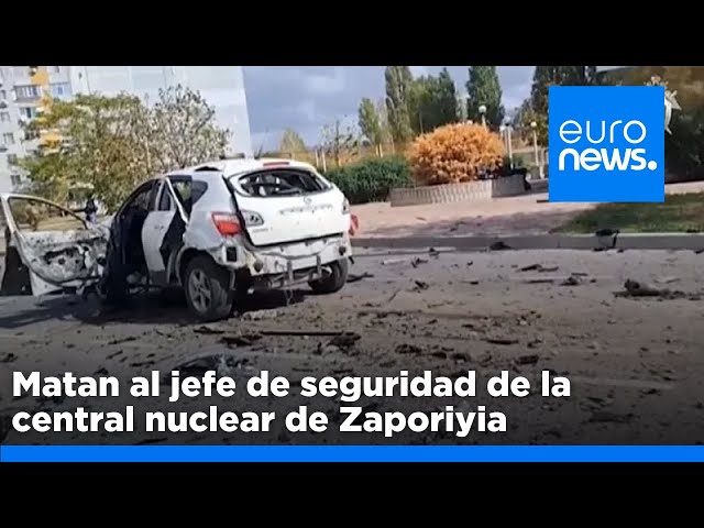 ⁣Ataque mortal en la central nuclear ucraniana de Zaporiyia y nuevos bombardeos rusos