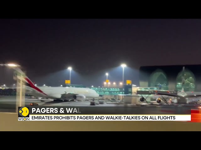 ⁣Emirates Prohibits Pagers and Walkie-talkies on All Flights | Latest English News | WION