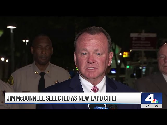 ⁣Who is the new LAPD chief Jim McDonnell