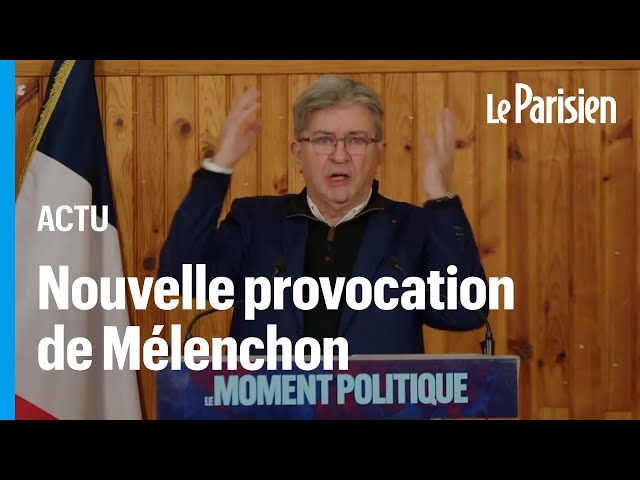 ⁣Mélenchon appelle à « mettre des drapeaux palestiniens partout » après le 7 octobre