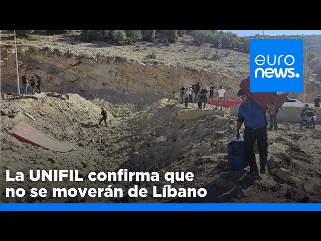 ⁣UNIFIL confirma a 'Euronews': "No abandonaremos nuestras posiciones" en Líbano