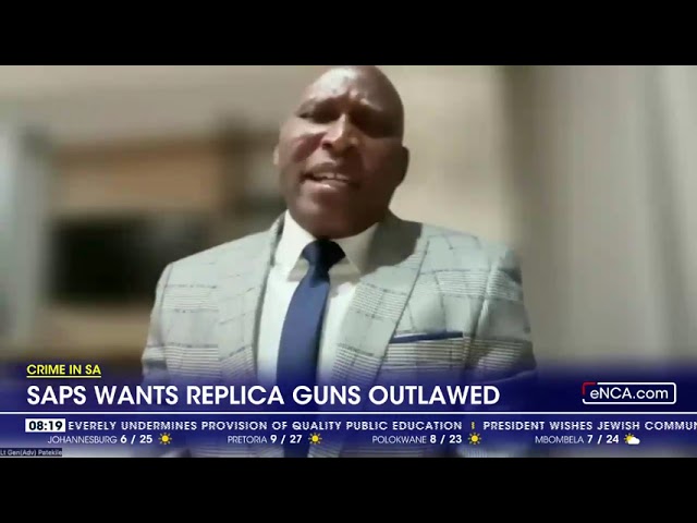 ⁣SAPS wants replica guns outlawed